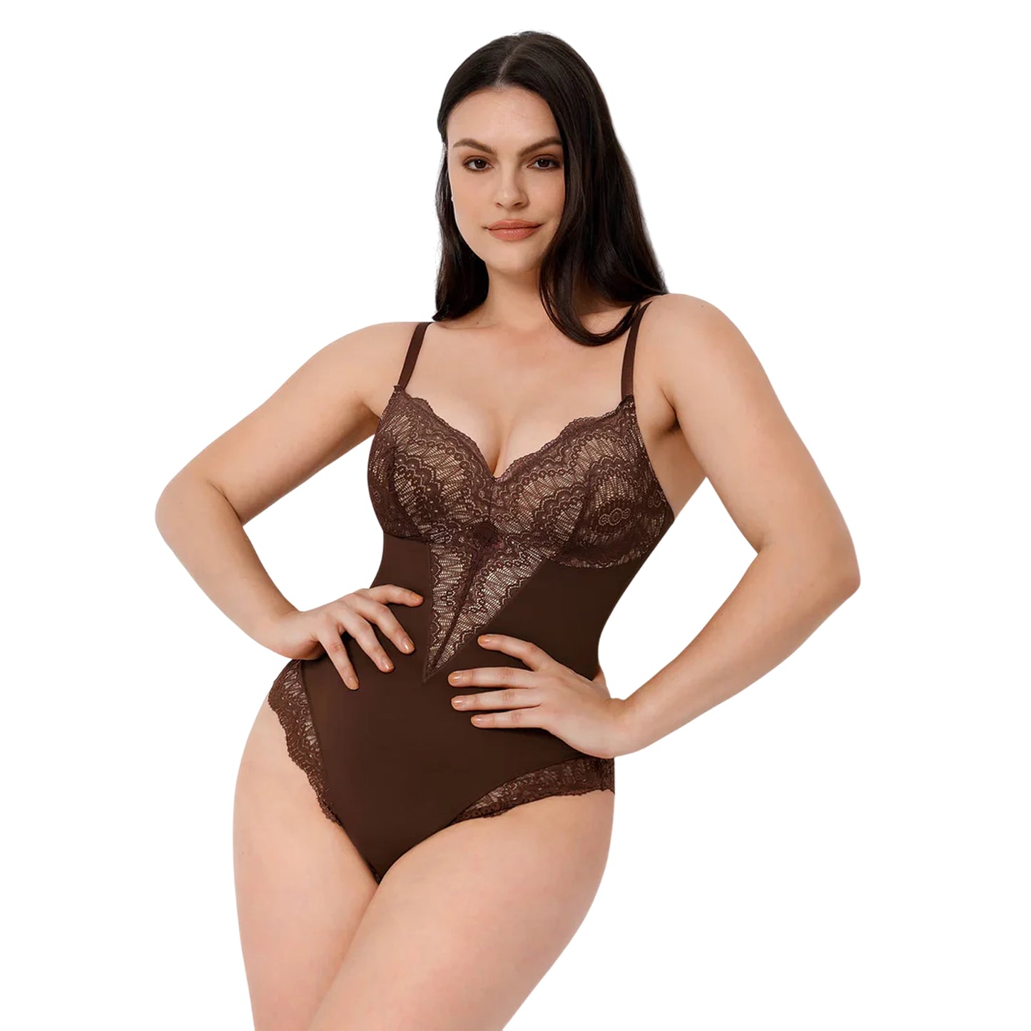 Komi | Body gainant en dentelle