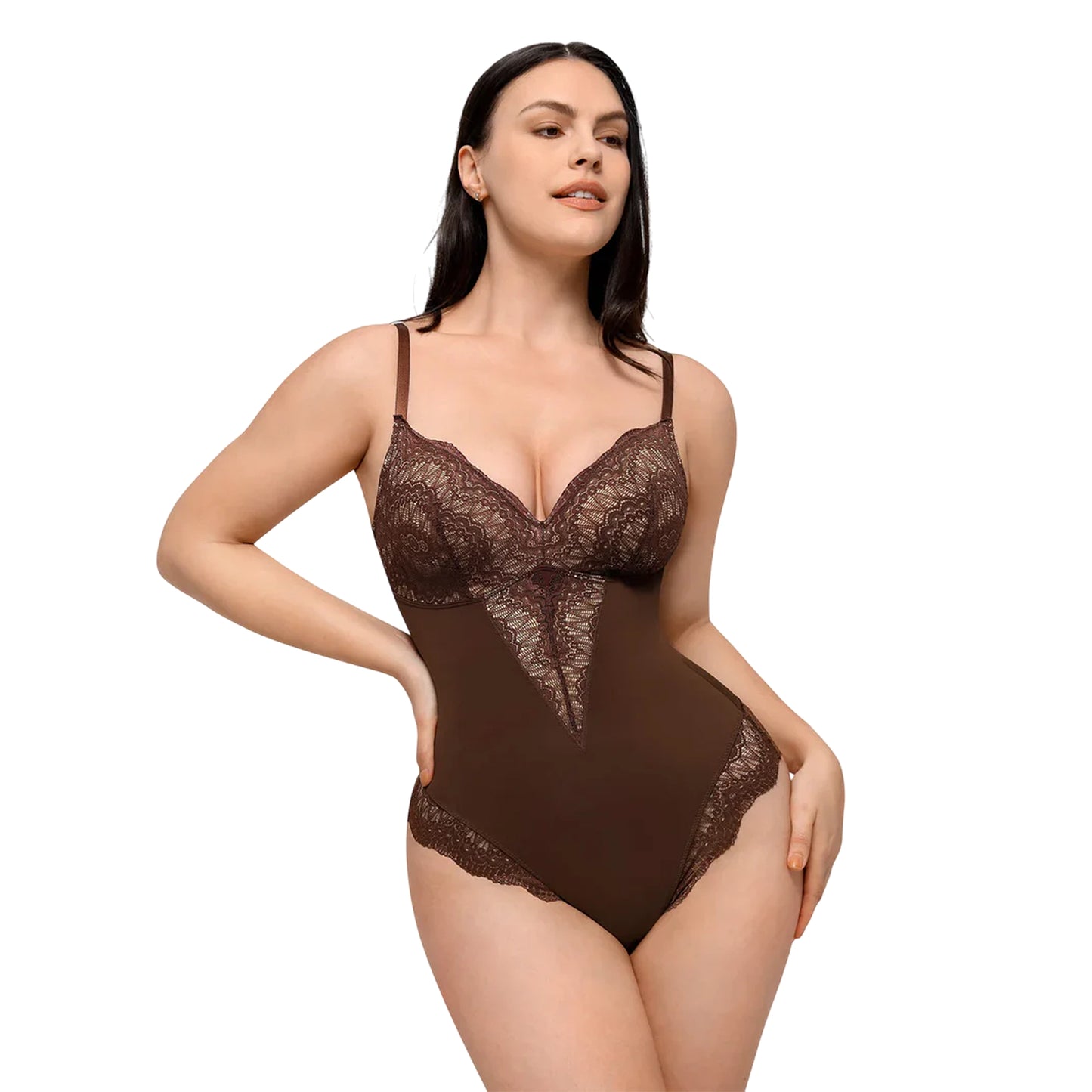 Komi | Body gainant en dentelle