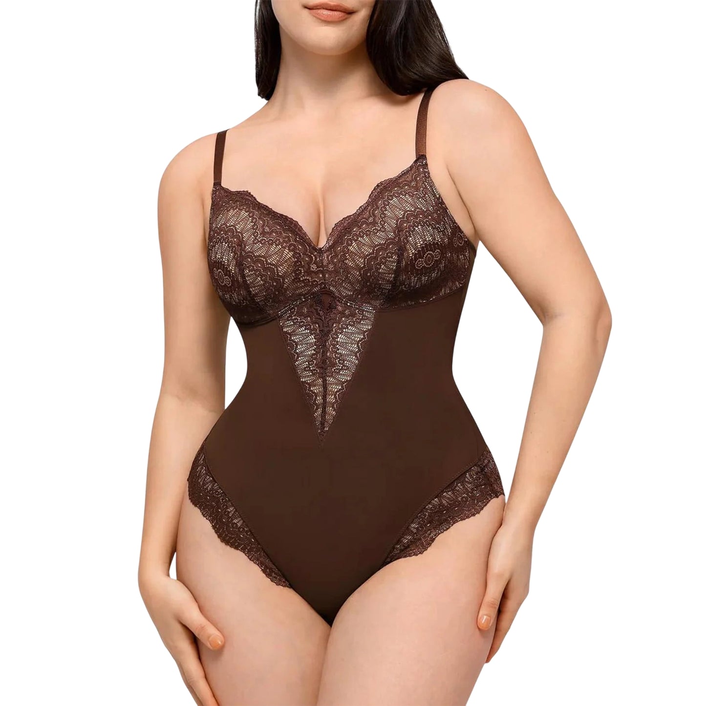 Komi | Body gainant en dentelle