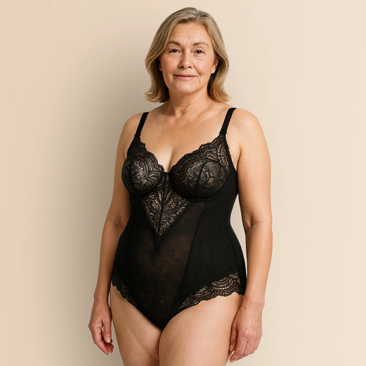 Komi | Body gainant en dentelle